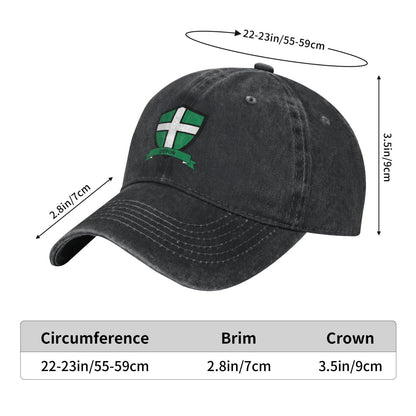 Devon County Printed unisex baseball cap adjustable cap outdoor sun hats trucker hat