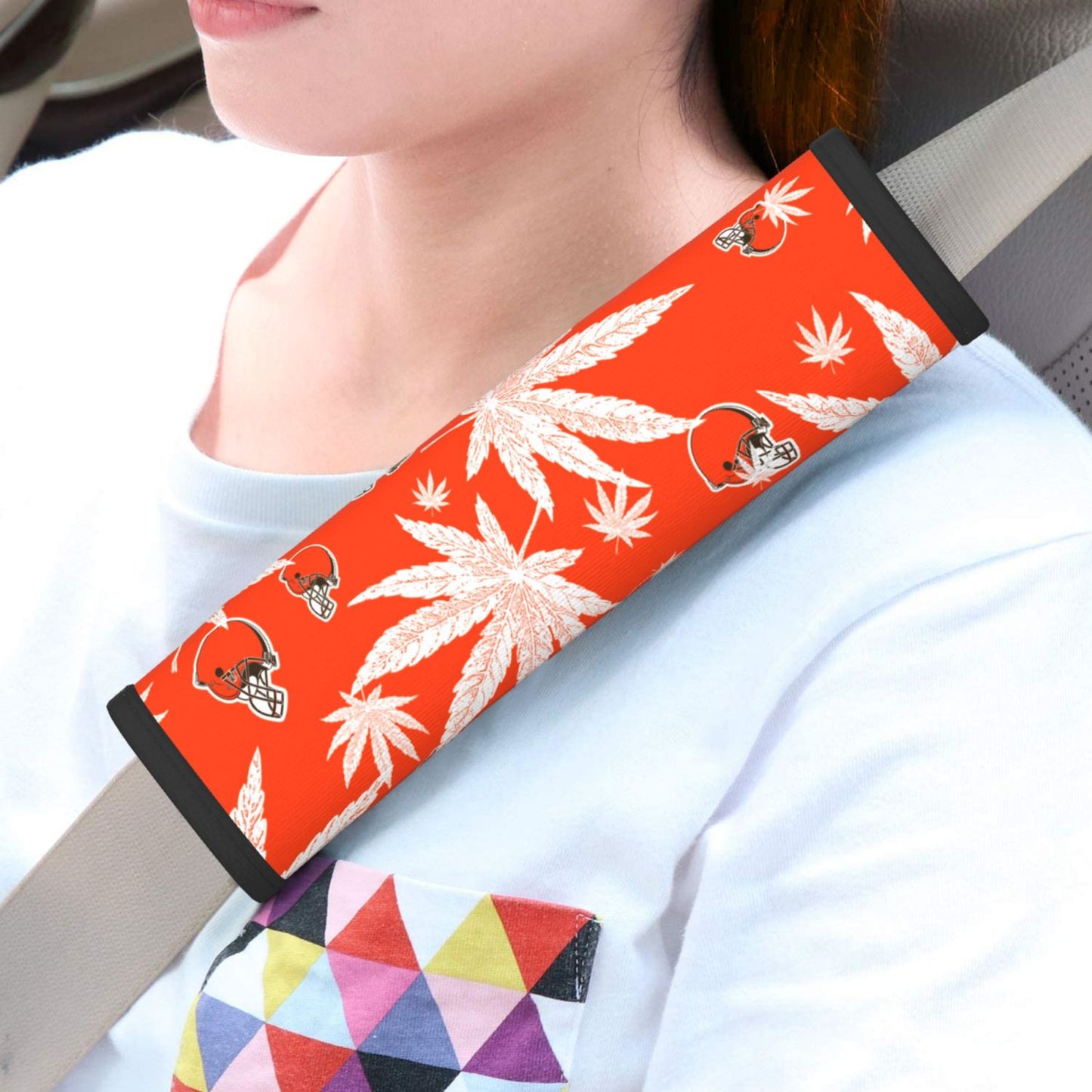 Cleveland Browns Car seat belt protection cover Adult seat belt protection cover