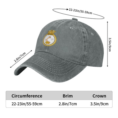HMS Birmingham Printed unisex baseball cap adjustable cap outdoor trucker hat veterans Gifts