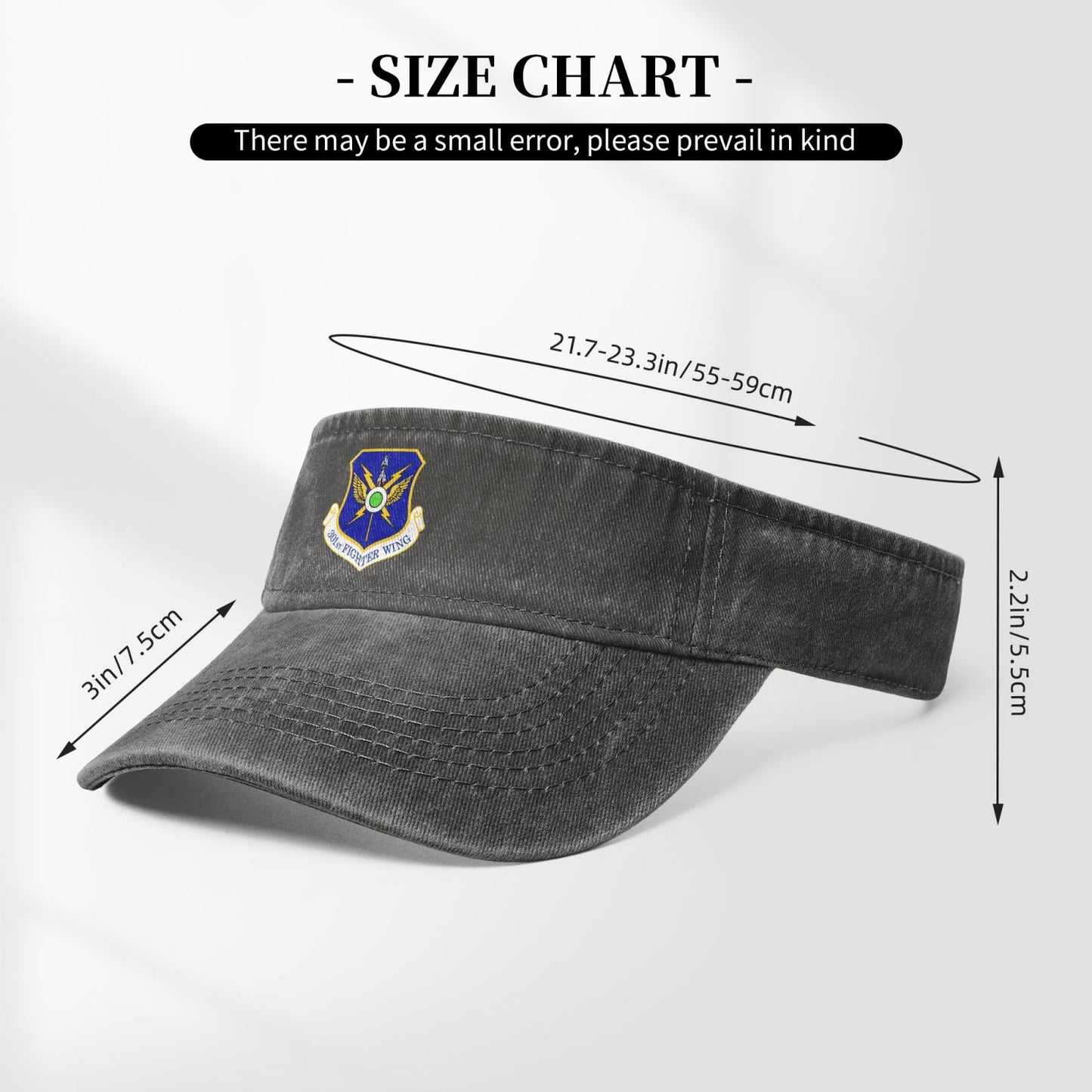 USAF 301st Fighter Wing Printing adjustable Empty Top Baseball Sun Cap unisex outdoor sport hat veterans gift