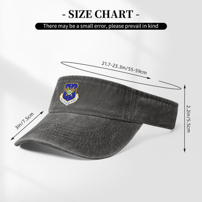 USAF 301st Fighter Wing Printing adjustable Empty Top Baseball Sun Cap unisex outdoor sport hat veterans gift