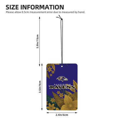 4pcs- Baltimore Ravens car aromatherapy tablets Car Air Fresheners Cards Set