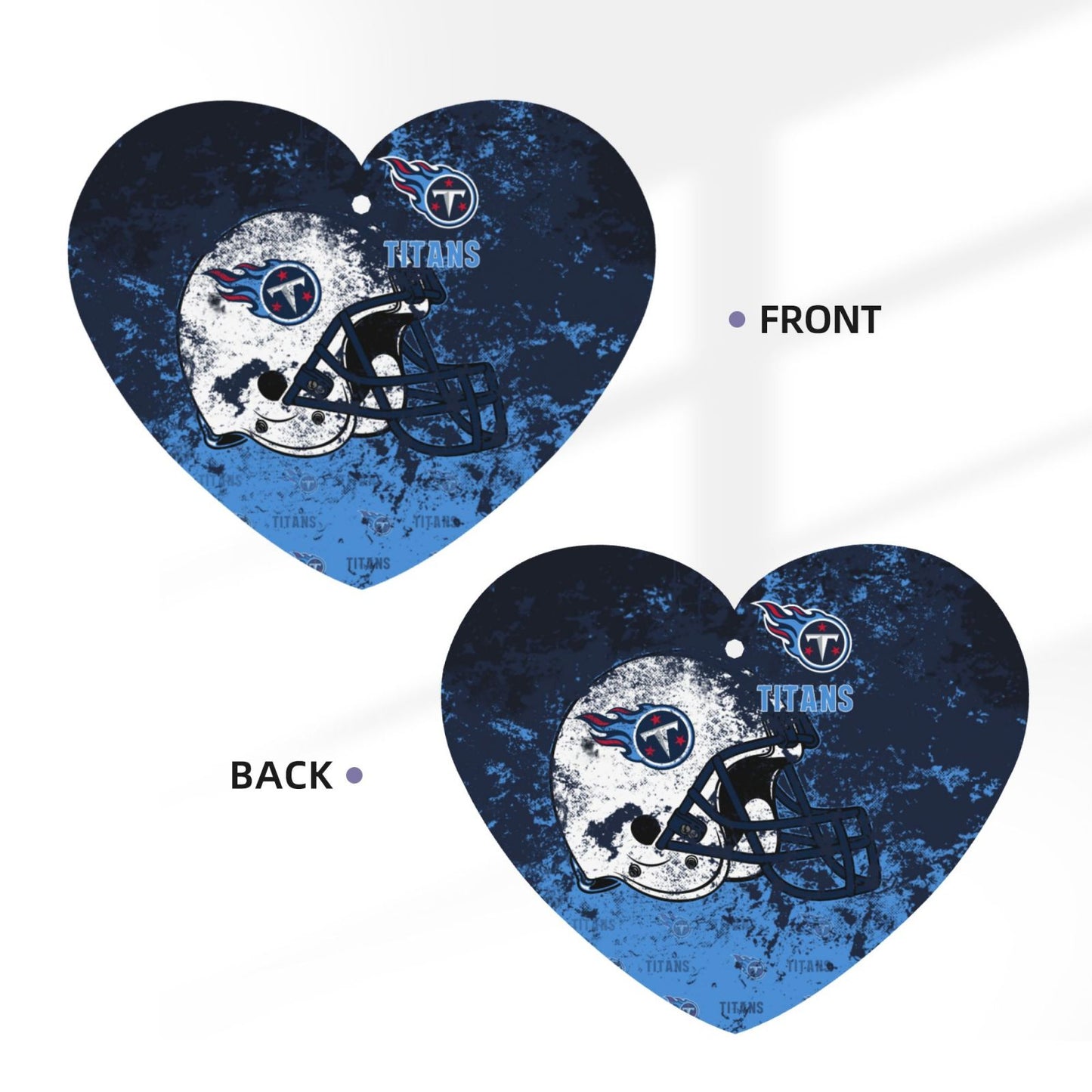 4-pcs Tennessee Titans Car Air Fresheners Cards Set car aromatherapy tablets