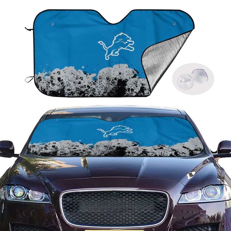 Detroit Lions Print car front windshield sunshade car windshield sunshade (multi size)