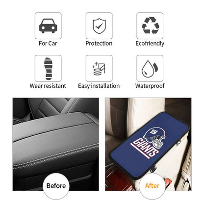 New York Giants1 Printed car center armrest box pad anti slip pad