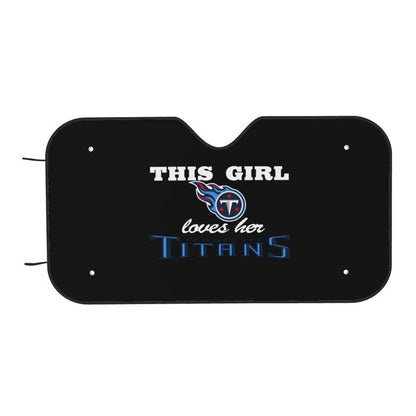 Tennessee Titans Printing multi size car front windshield sunshade car windshield sunshade