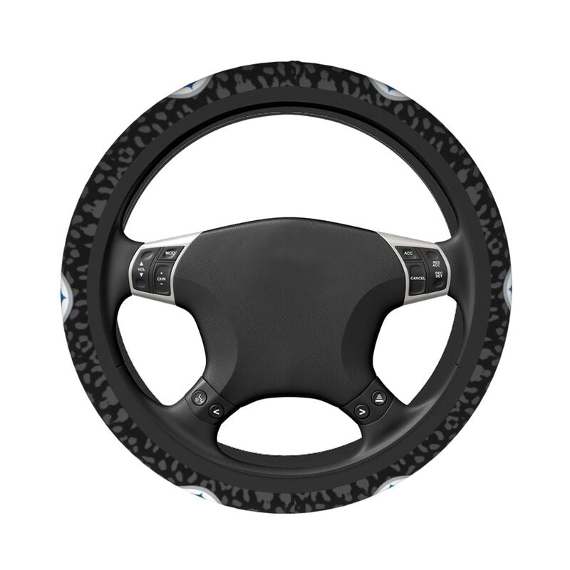 Pittsburgh Steelers Printed elastic steering wheel cover car anti-skid cover