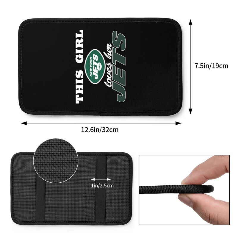 New York Jets Printing car center console pad car armrest protective cover