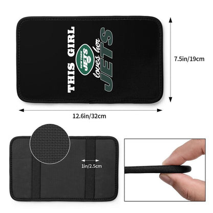 New York Jets Printing car center console pad car armrest protective cover