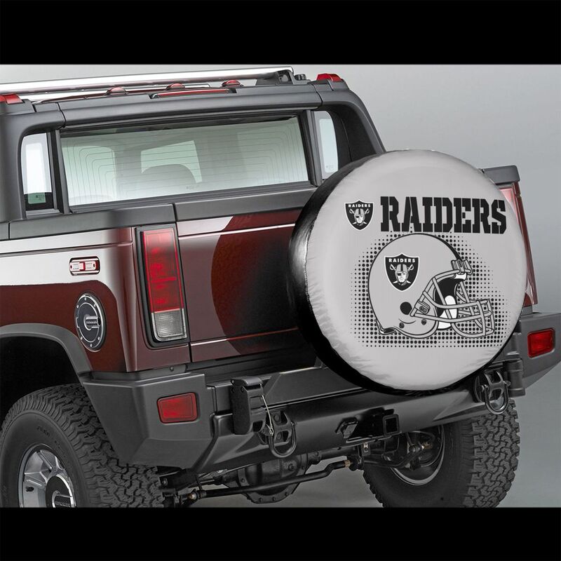 Las Vegas Raiders Printed tire protection cover car sun protection tire protection cover