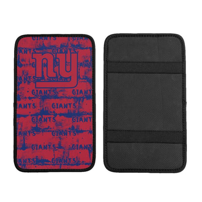 New York Giants print Car armrest box protective cover car center console armrest pad