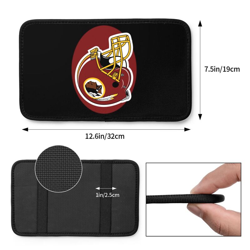 Car armrest box pad Washington Commanders 5 Printed central armrest box pad protective pad
