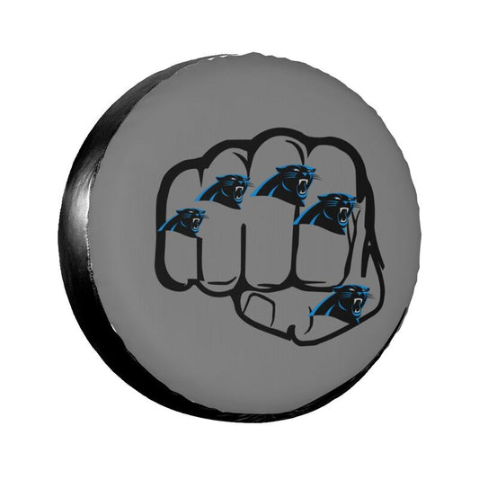 Carolina Panthers Print tire protection cover car spare tire dust protection covers