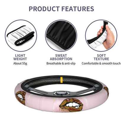 San Francisco 49ers 1 Printed breathable elastic steering wheel anti slip cover
