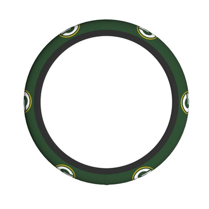 Green Bay Packers Printed car anti-skid cover elastic steering wheel cover