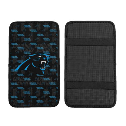 Carolina Panthers printed Car handrail cushion Personalized car armrest cover
