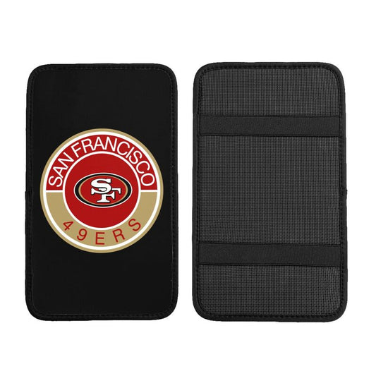 San Francisco 49ers print car armrest protective cover Car center console armrest pad