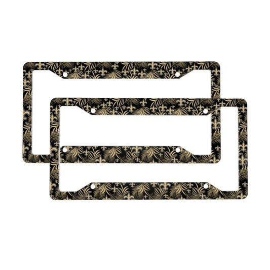 New Orleans Saints Print Car license plate frame four hole license plate holder (one pair)