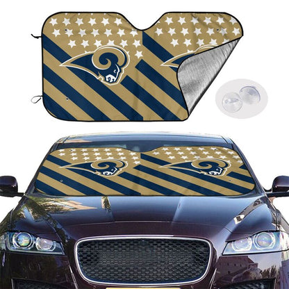 Los Angeles Rams 2 Print Car windshield sunshades suitable for front Car windshield sunshades