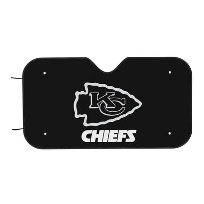 Kansas City Chiefs Print suitable for front Car windshield sunshades Car windshield sunshades