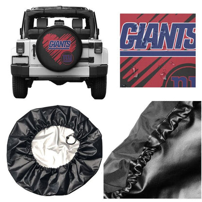 New York Giants Printed car spare tire dust protection cover tire protection cover