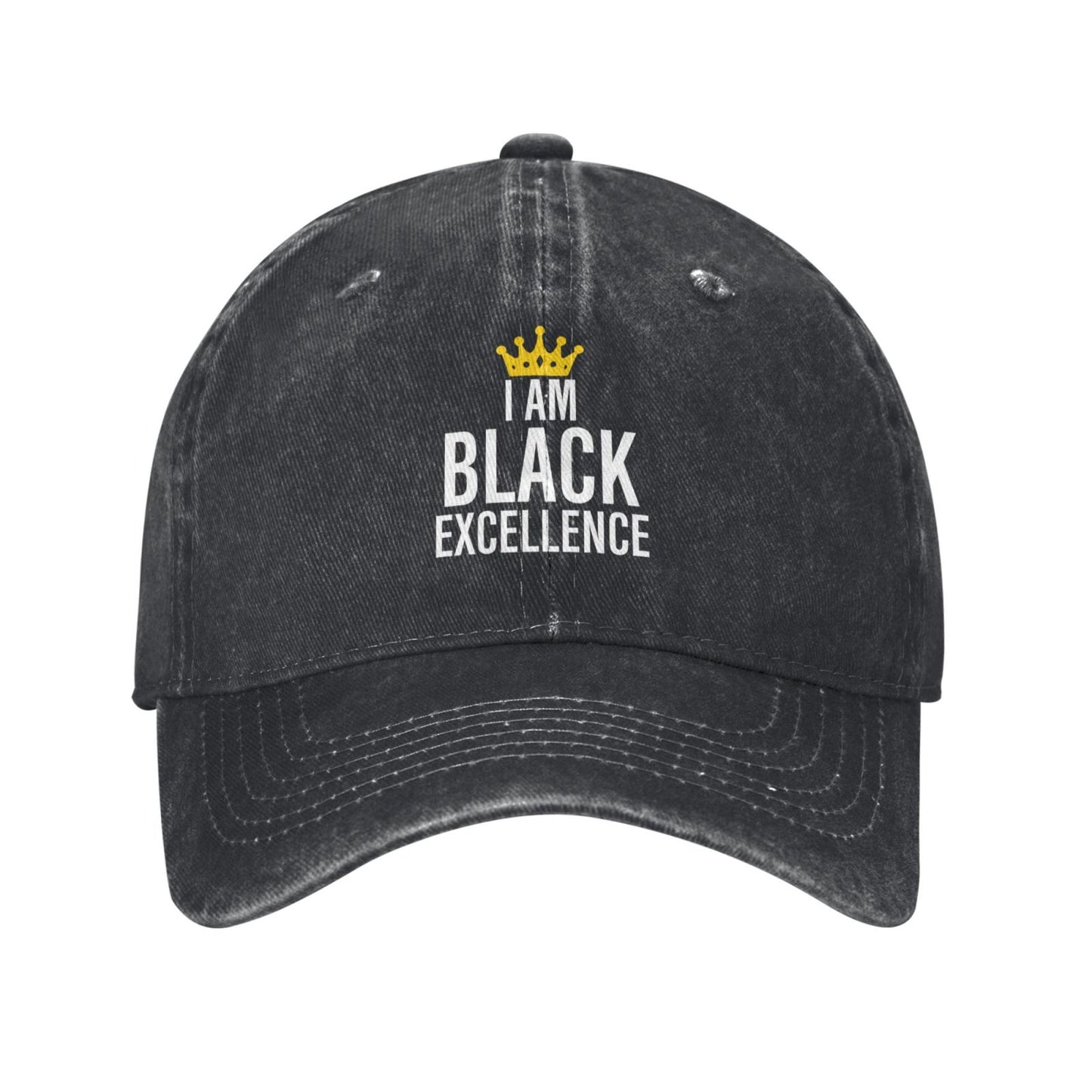 I AM BLACK EXCELLENCE Printed unisex baseball cap adjustable cap outdoor sun hats trucker hat