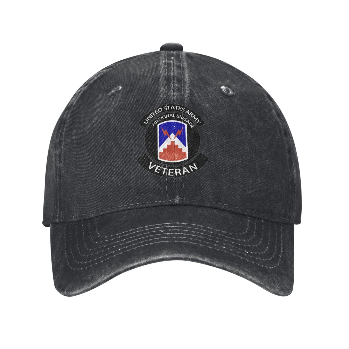 Army 7th Signal Brigade Printed unisex baseball cap outdoor hats adjustable cap trucker gift hat