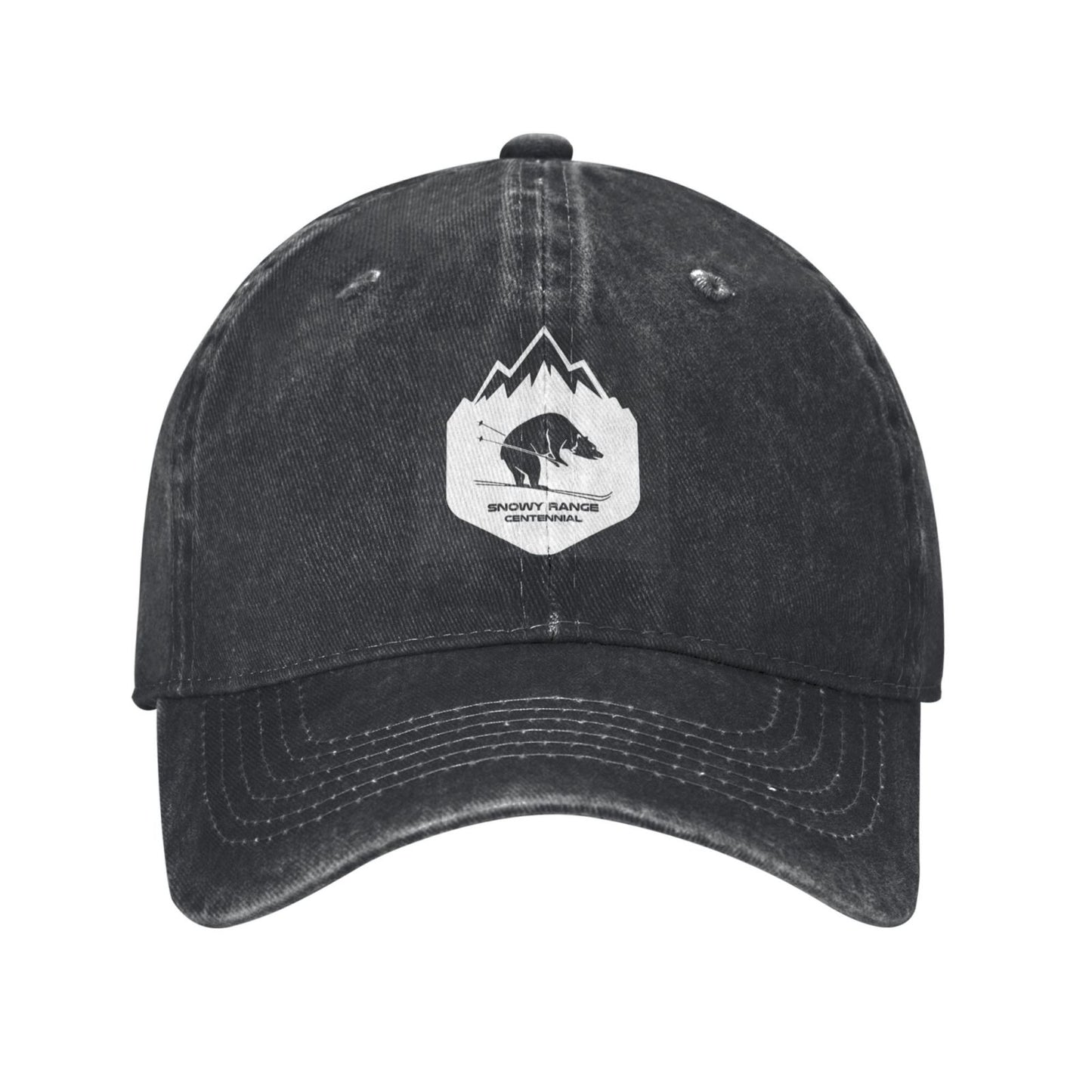 Snowy Range Centennial Printed unisex baseball cap adjustable cap outdoor sun hats trucker hat