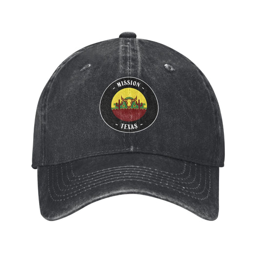 MIssion Texas Printed unisex baseball cap adjustable cap outdoor sun hats trucker hat