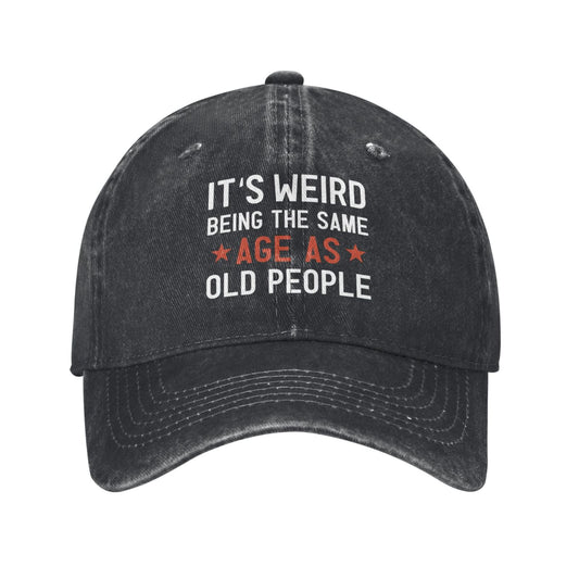 IT'S WEIRD BEING THE SAMEAGE Printed unisex baseball cap adjustable cap outdoor sun hats trucker hat
