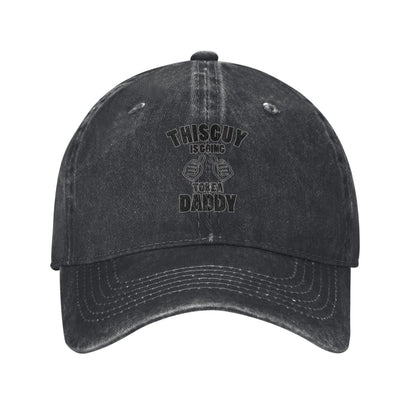THISGUY IS GOING TOBEA DADDY Printed unisex baseball cap adjustable cap outdoor sun hats trucker hat