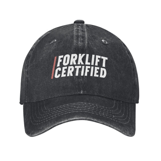 Forklift Certified Printed unisex baseball cap adjustable cap outdoor sun hats trucker hat