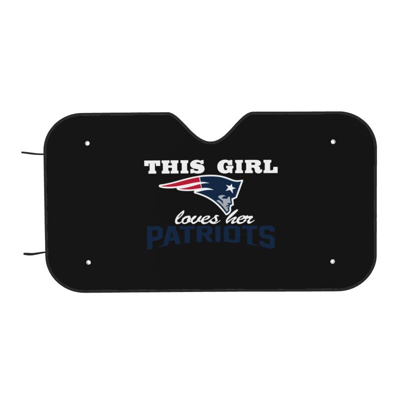 New England Patriots Printing multi size car front windshield sunshade car windshield sunshade