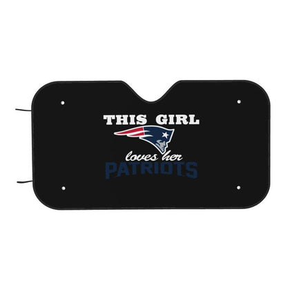 New England Patriots Printing multi size car front windshield sunshade car windshield sunshade