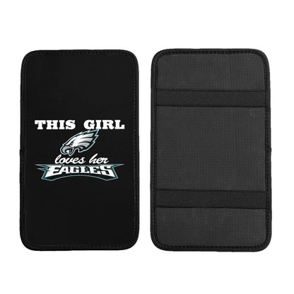 Philadelphia Eagles Printing car center console pad car armrest protective cover