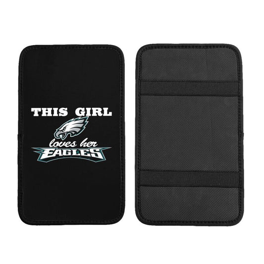 Philadelphia Eagles Printing car center console pad car armrest protective cover