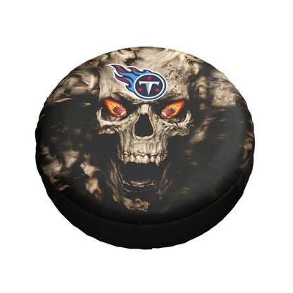 Tennessee Titans print Skull print car tire cover tire dust cover