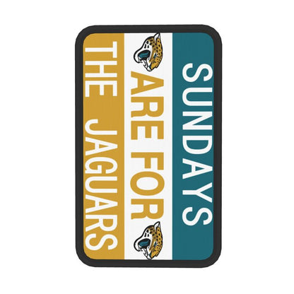 Jacksonville Jaguars Personalized printed car armrest cover Car handrail box cushion