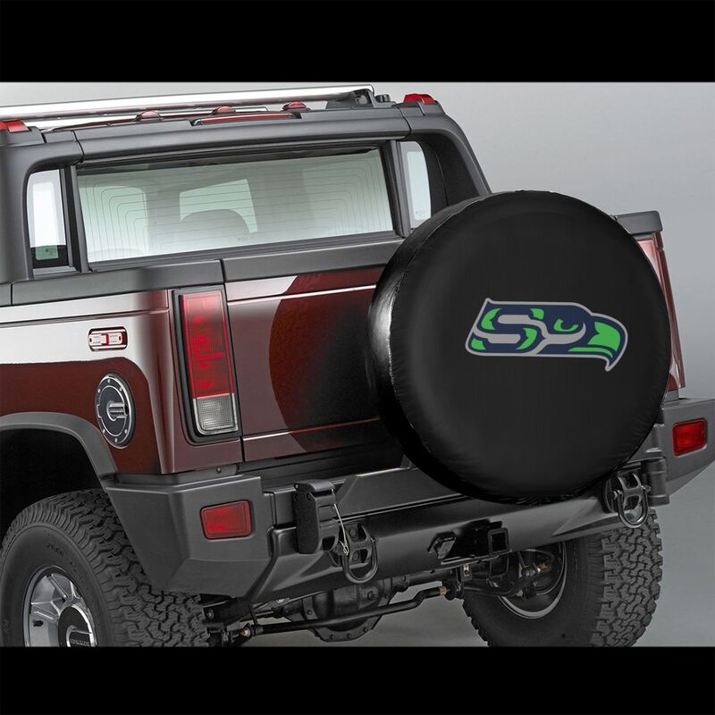 Seattle Seahawks 2 Printing tire protection cover car sun protection tire protection covers