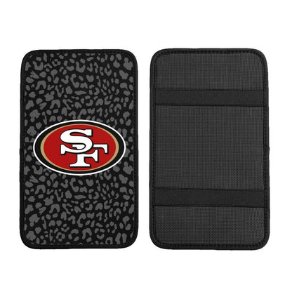 San Francisco 49ers print Car handrail box cushion Personalized car armrest cover