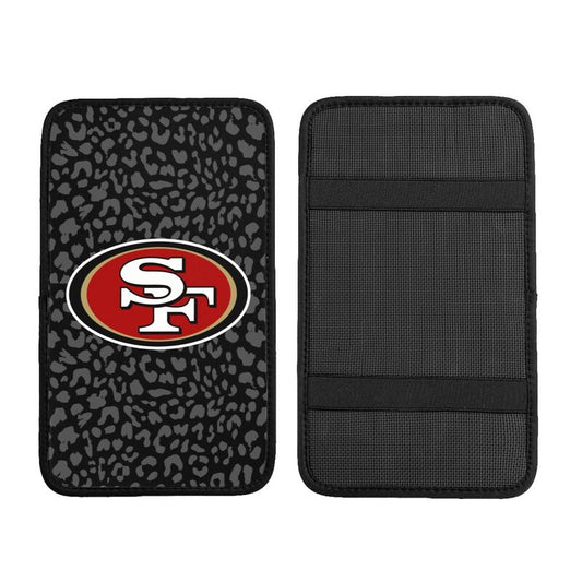 San Francisco 49ers print Car handrail box cushion Personalized car armrest cover