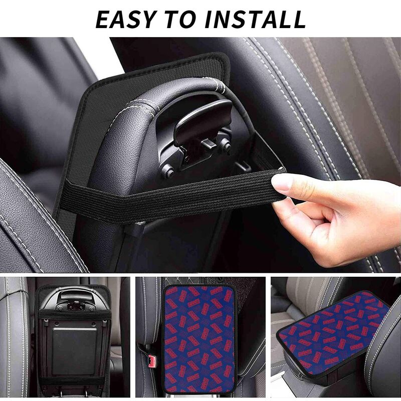 New York Giants  Printed armrest protective cover car armrest box cushion