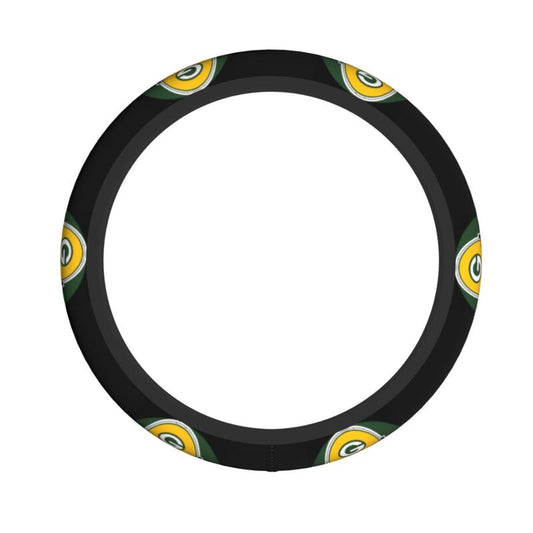 Green Bay Packers 2 Printed car anti-skid cover elastic steering wheel cover