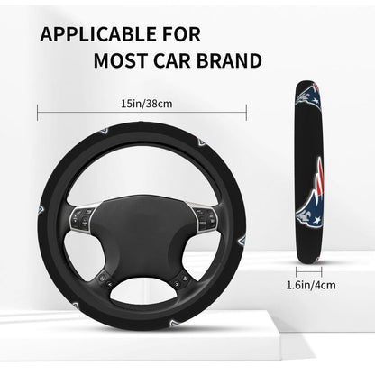 New England Patriots 1 Printed breathable elastic steering wheel cover
