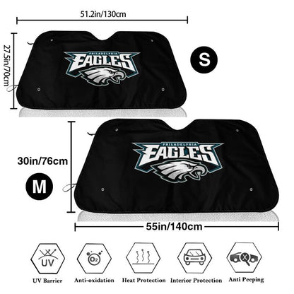 Philadelphia Eagles Printing Car windshield sunshades is suitable front windshield sunshades