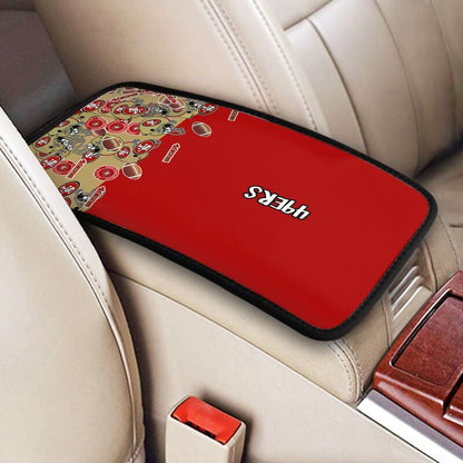 San Francisco 49ers print Car center console armrest pad car armrest protective cover