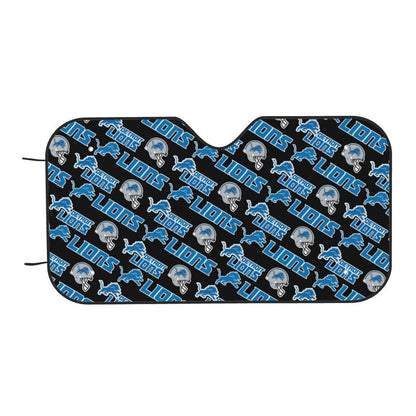 Detroit Lions Printed suitable for front Car windshield sunshades Car windshield sunshades