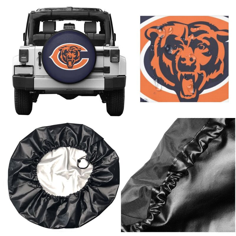 Chicago Bears Tyre protective cover car dustproof sunscreen tyre protective cover