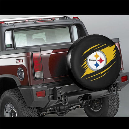Pittsburgh Steelers 3 car dustproof sunscreen tyre protective cover Tyre protective cover