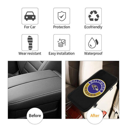 Baltimore Ravens print car armrest protective cover Car center console armrest pad